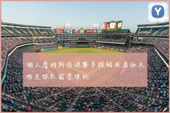 湖人詹姆斯伤退赛季报销浓眉独木难支球队前景堪忧